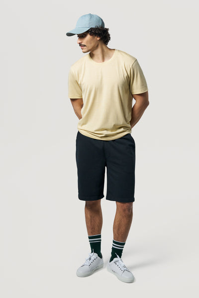short molleton noir