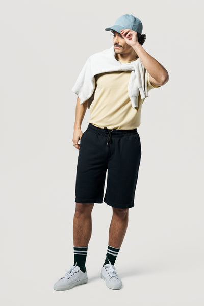 short molleton noir