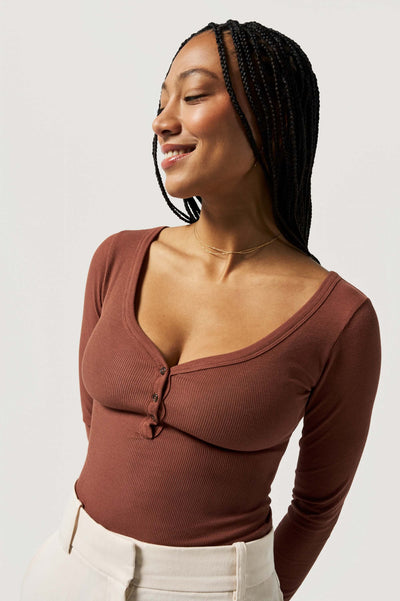 body coton bio loom terracotta face