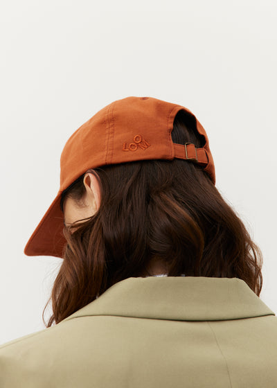 casquette orange loom détail logo