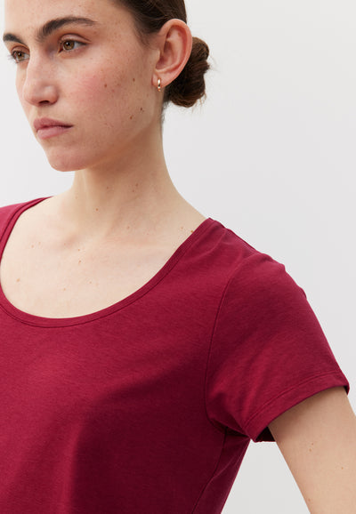 t-shirt en tencel qurzelvaxor.shopamboise détail col