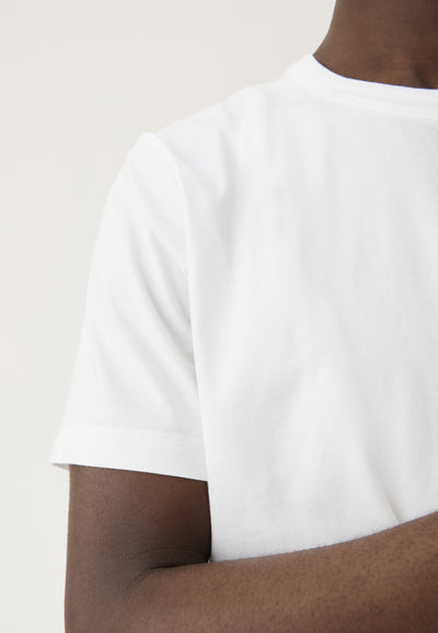t-shirt coton blanc homme détail manche