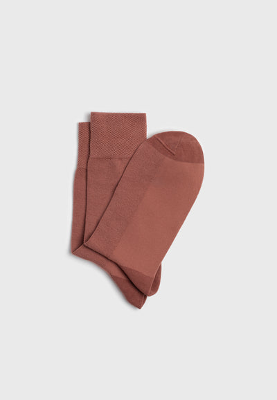 les chaussettes en coton bio Rose vintage plié