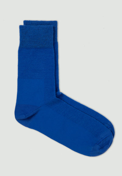 les chaussettes en laine Bleu électrique